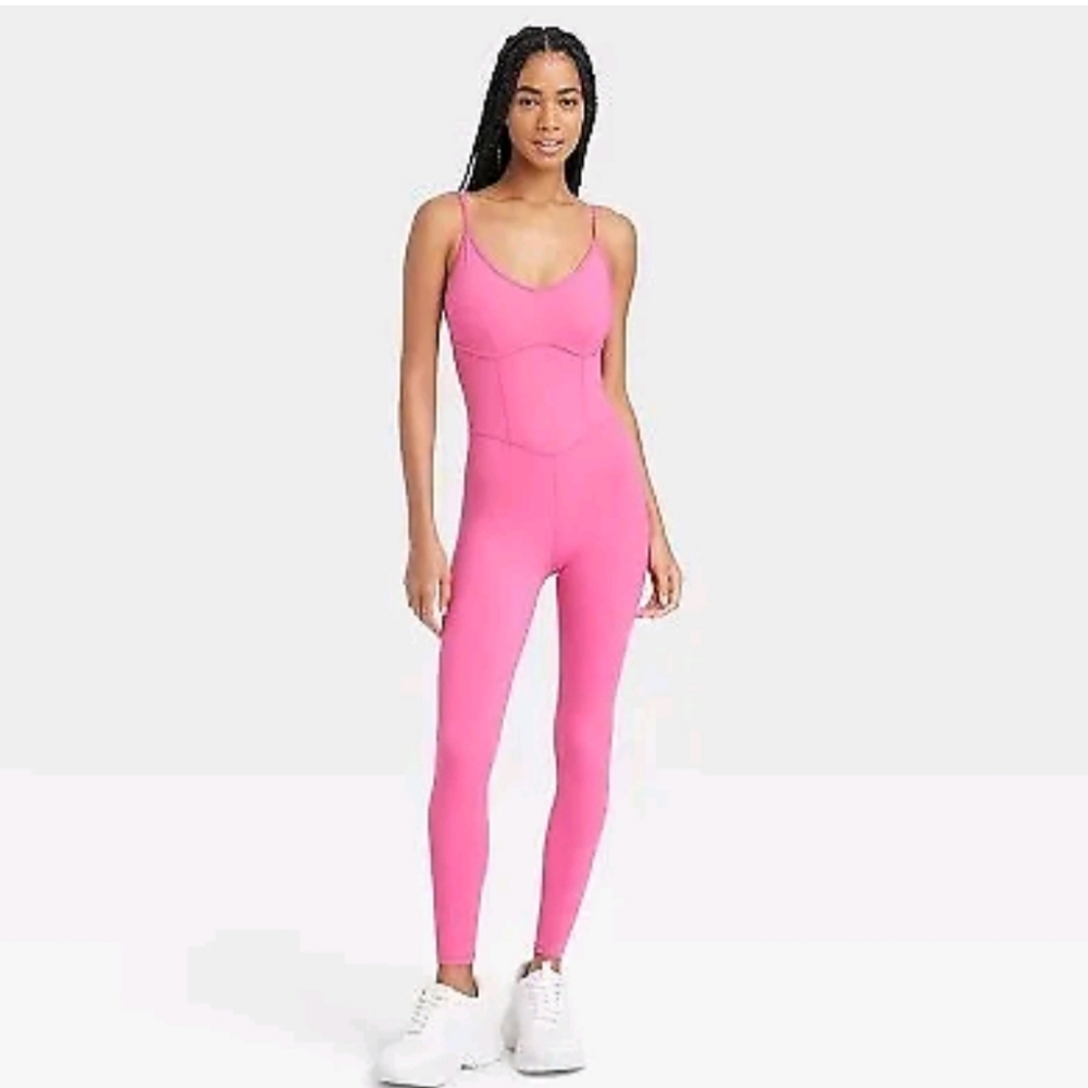 Women's Corset Bodysuit - JoyLab Pink